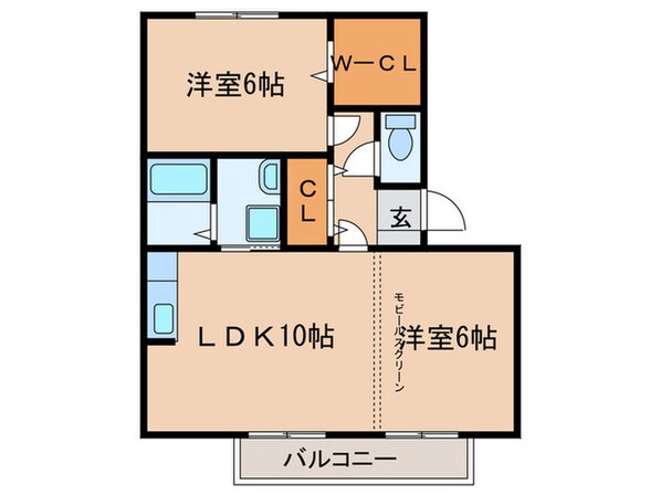 グリーンシャトーの物件間取画像